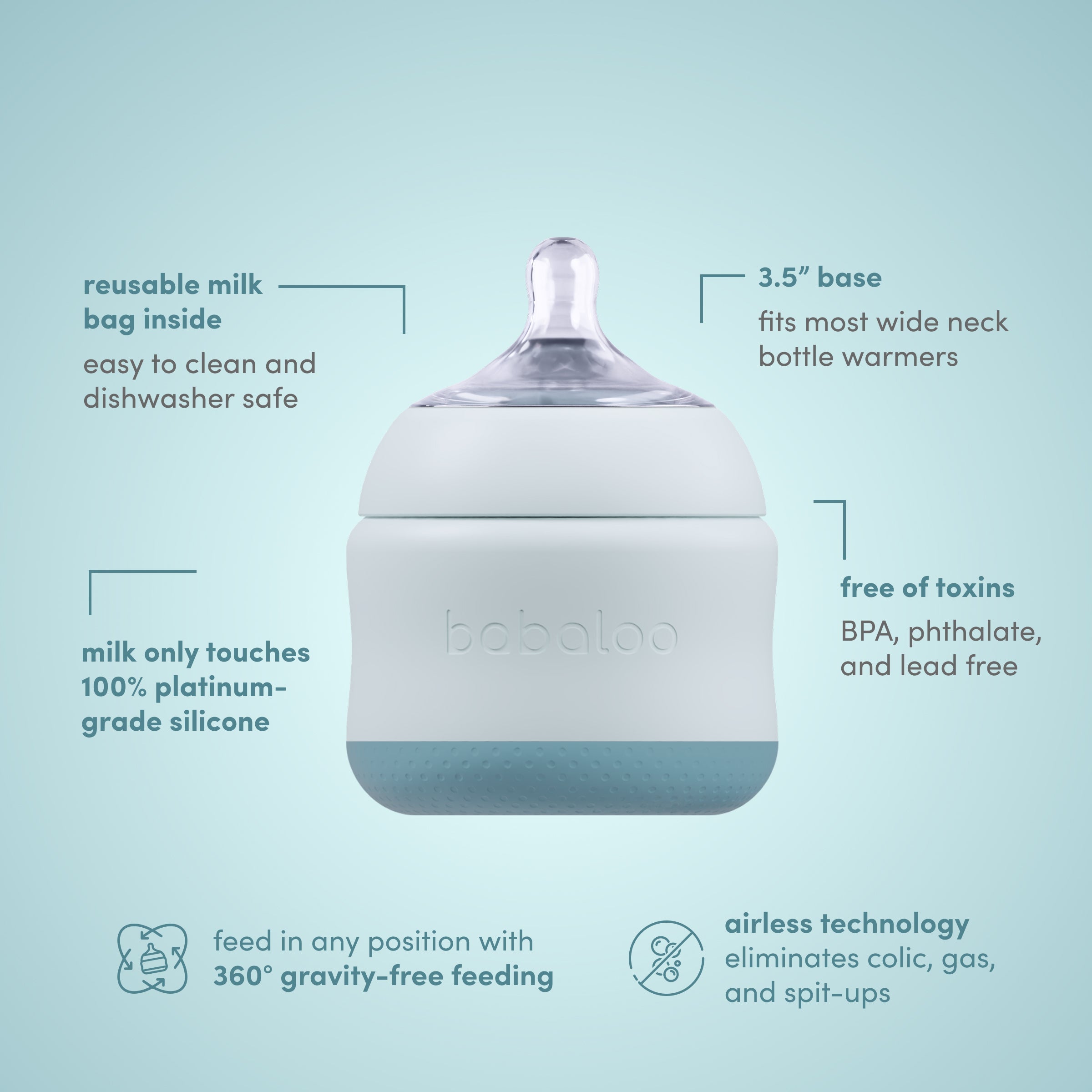 babaloo bottle set of 3